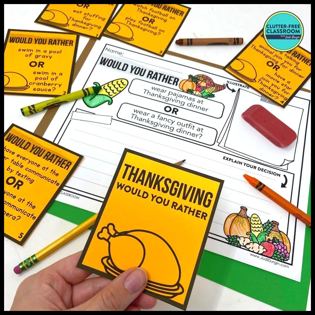 Thanksgiving would you rather activities