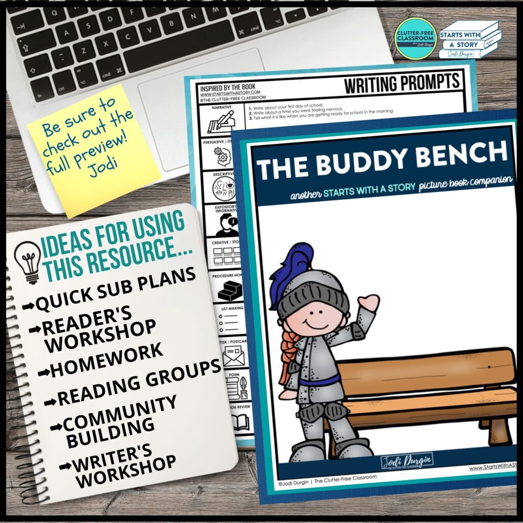 The Buddy Bench book companion