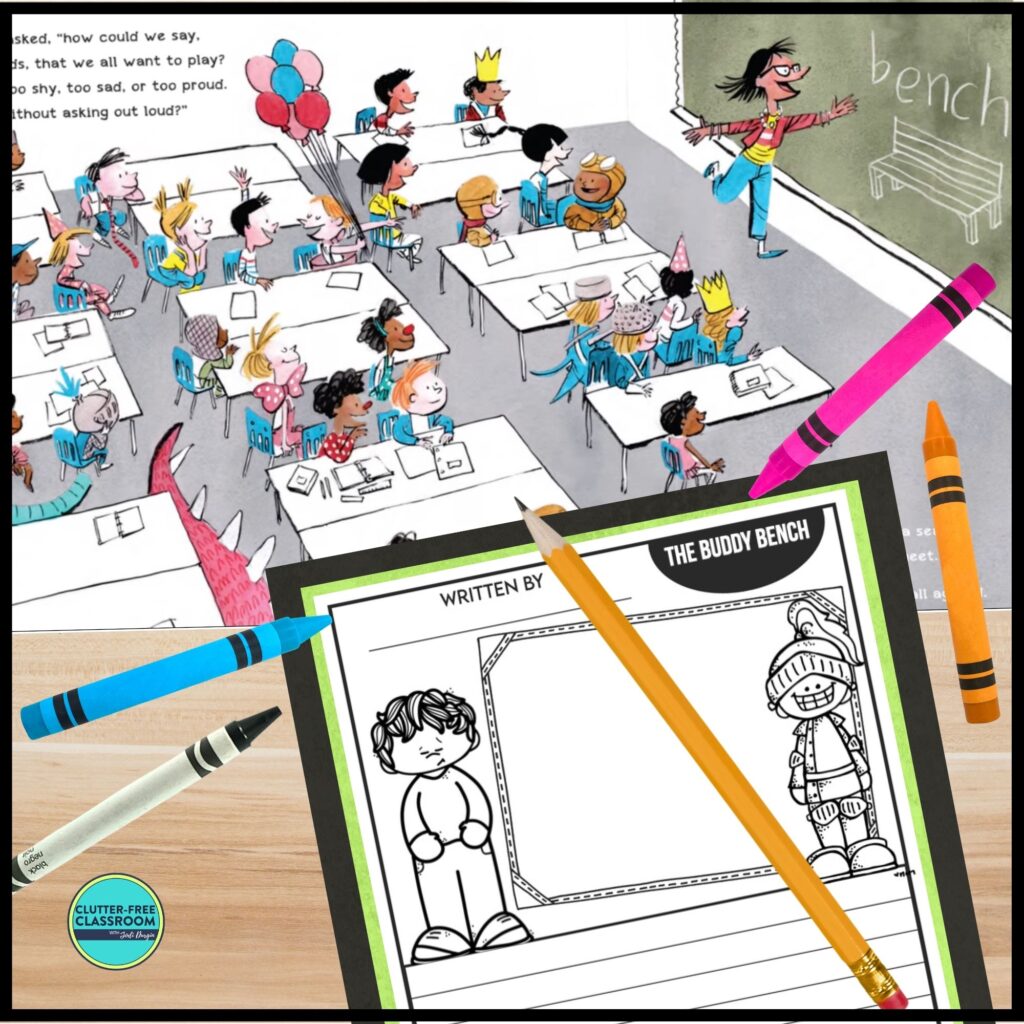 The Buddy Bench book companion activities