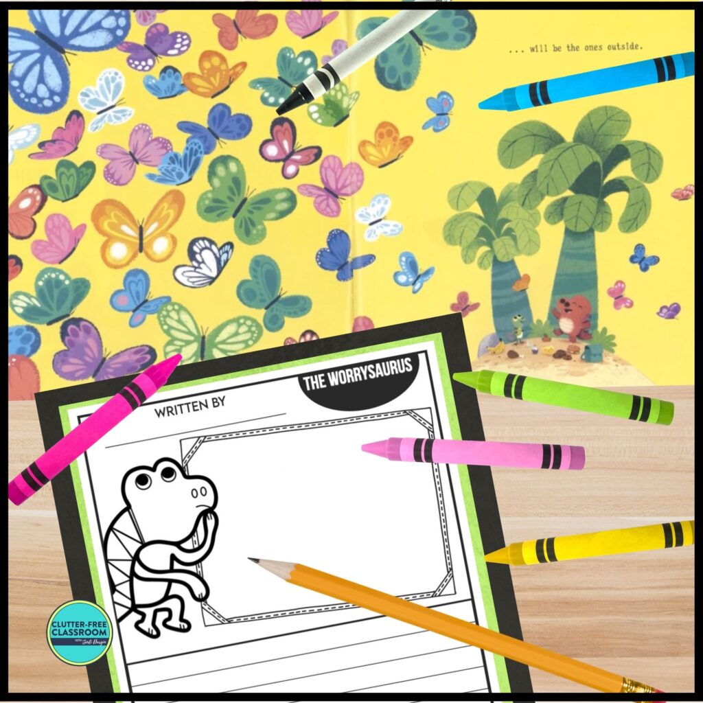 The Worrysaurus book companion activities