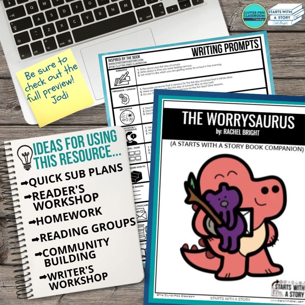 The Worrysaurus book companion