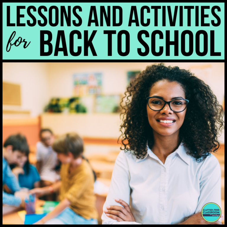 back to school activities