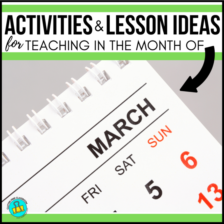 March teaching ideas