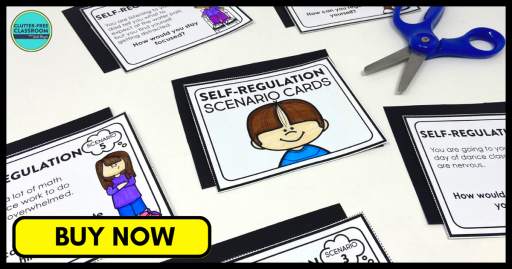 self-regulation scenario task cards