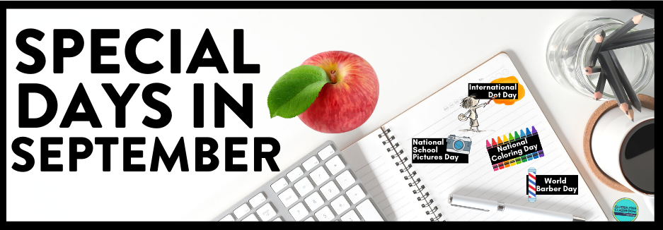 A teachers desk with an apple to represent lesson planning ideas for elementary classrooms.