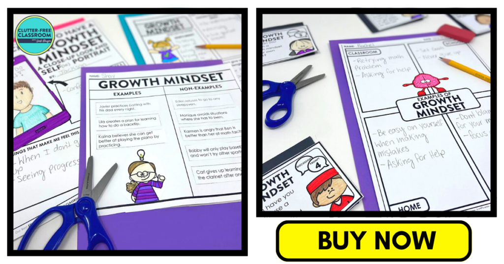 growth mindset writing activities