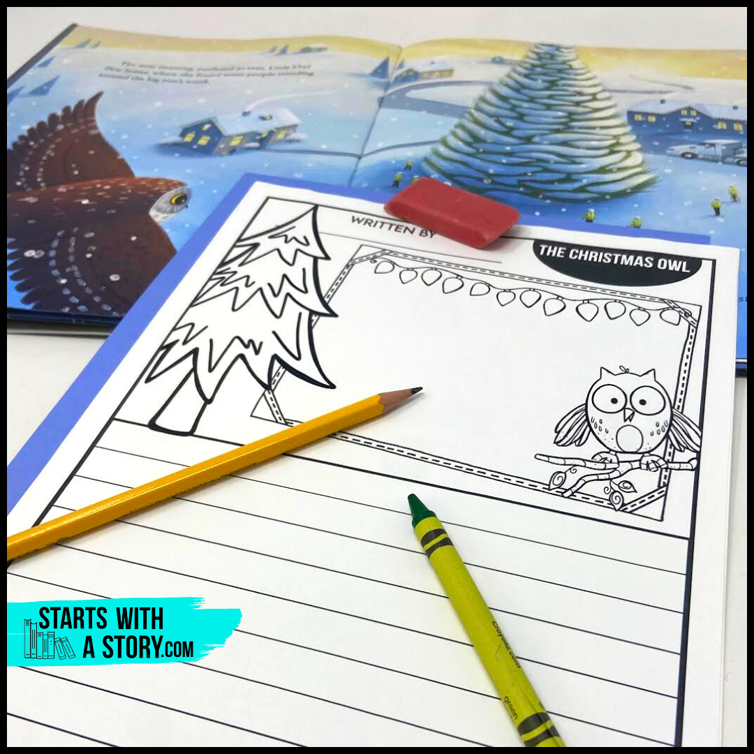 The Christmas Owl writing activity
