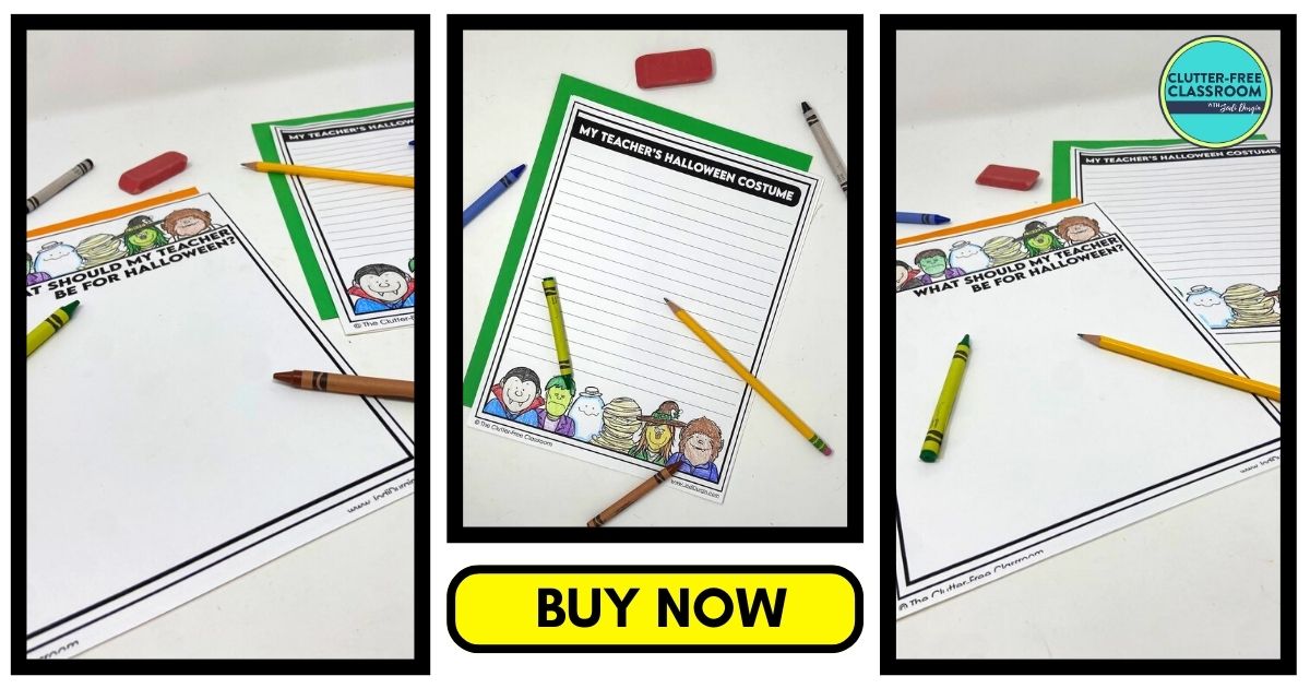 What Should My Teacher Be for Halloween Writing Activity - Teaching ...