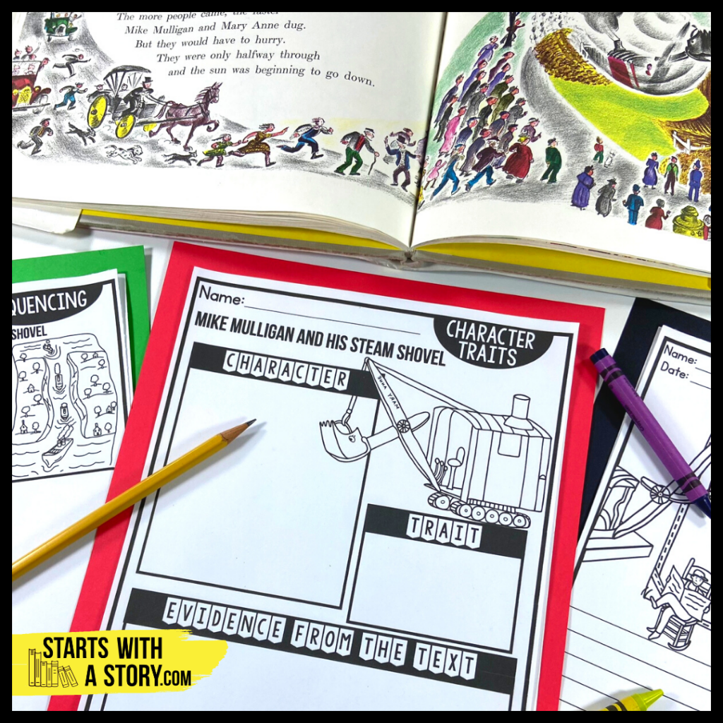 Mike Mulligan book and activity