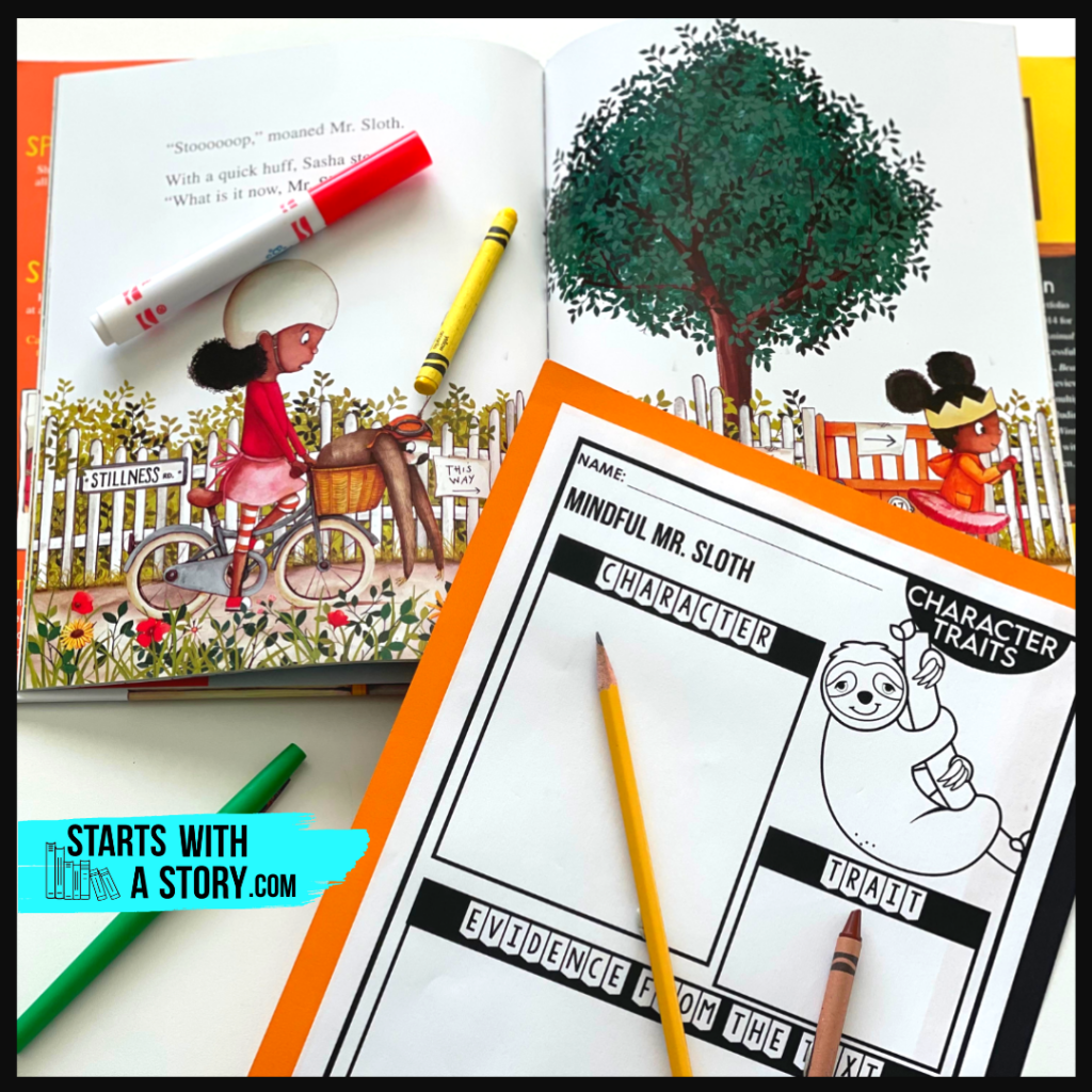 Mindful Mr. Sloth book and activity