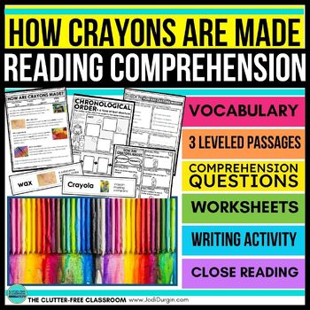 crayon reading comprehension activities