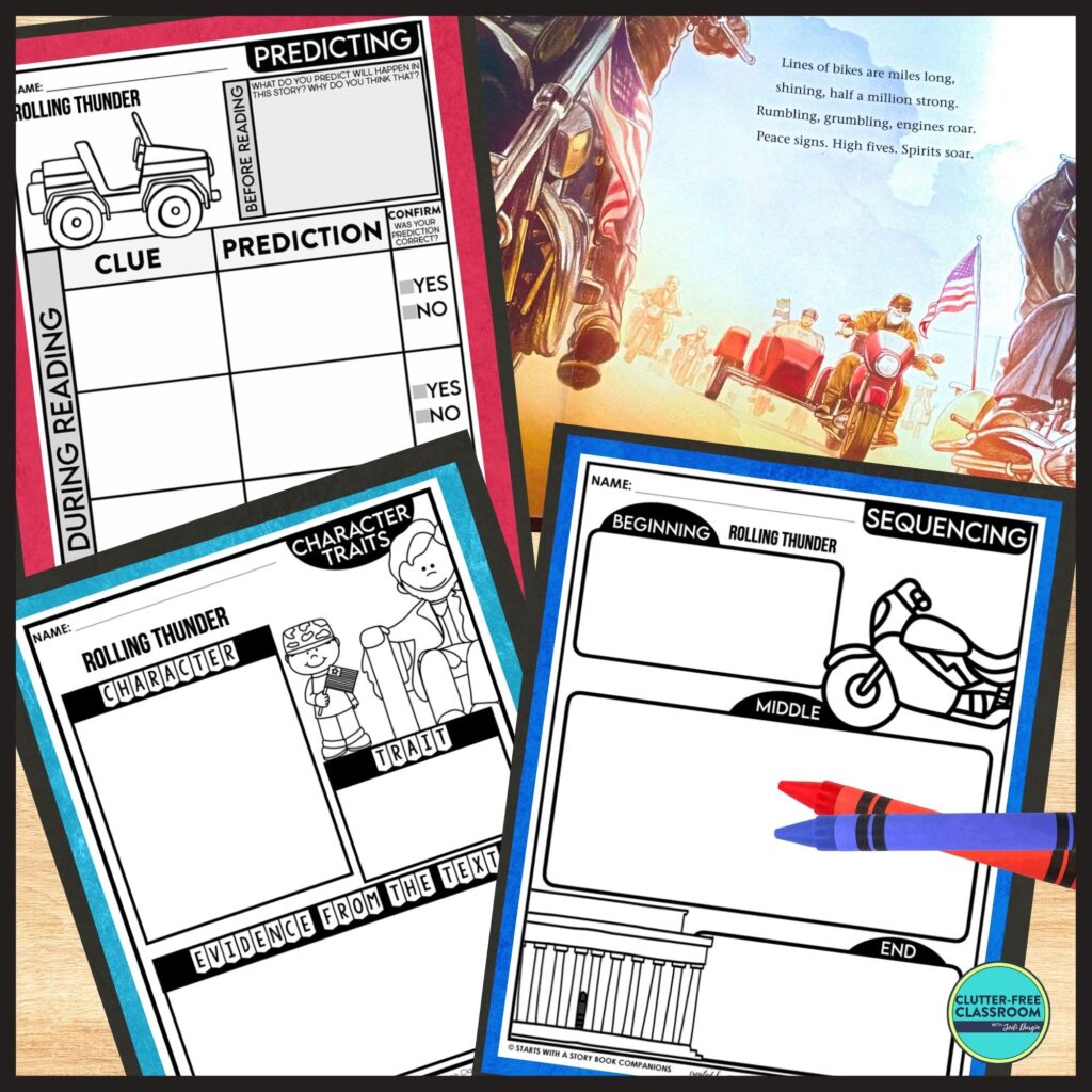Rolling Thunder book and activities