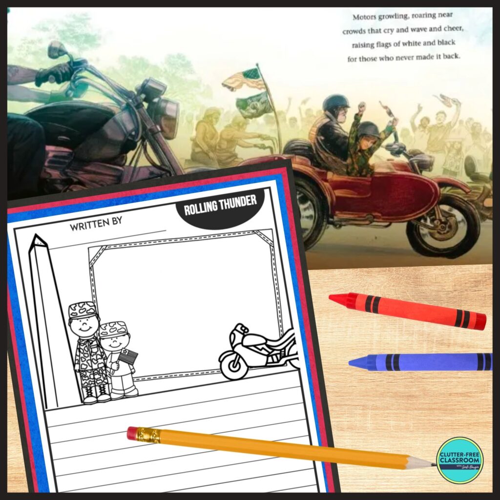 Rolling Thunder book and writing activity