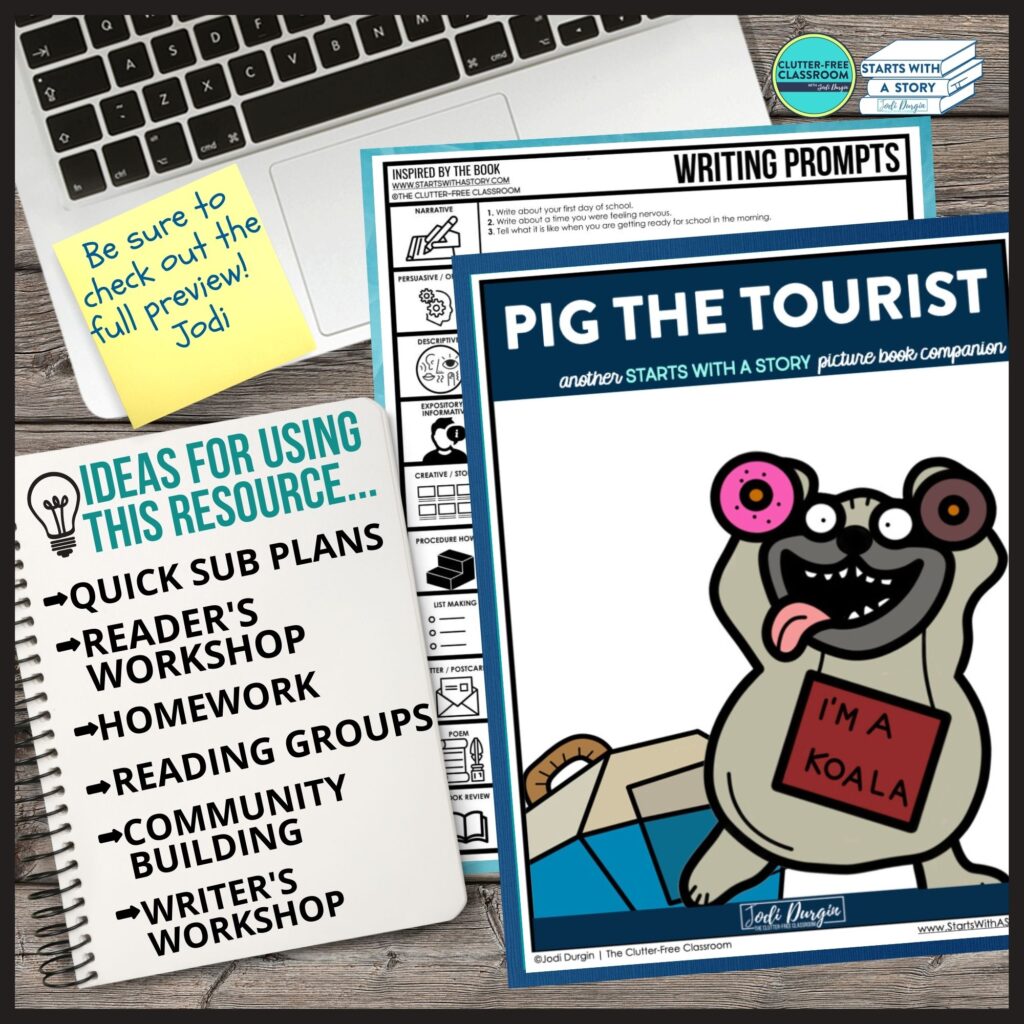 Pig the Tourist book companion