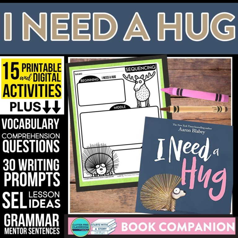 I Need a Hug book companion