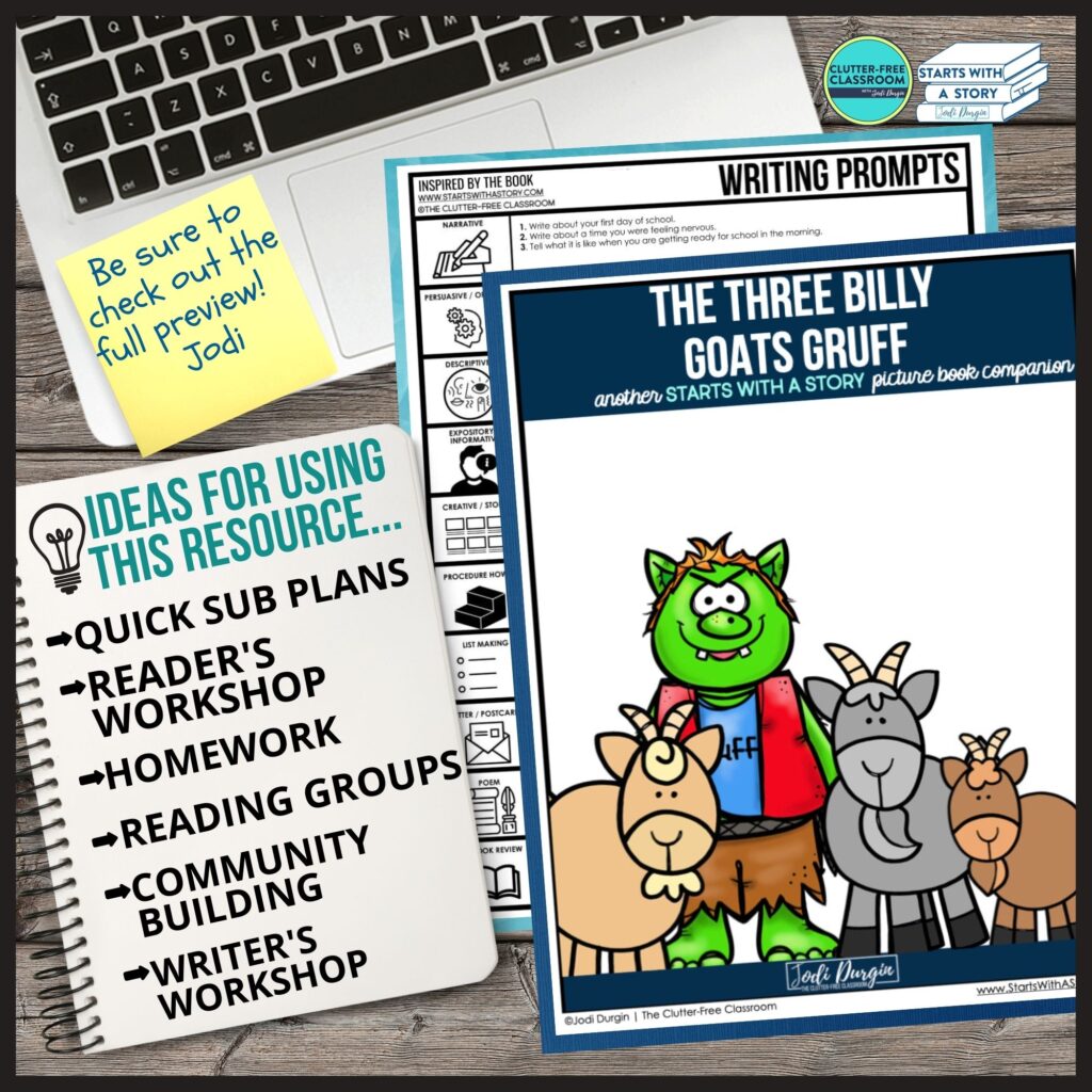The Three Billy Goats Gruff book companion