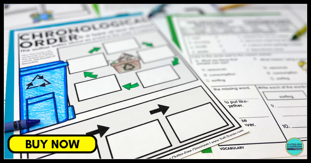 Earth Day literacy worksheets