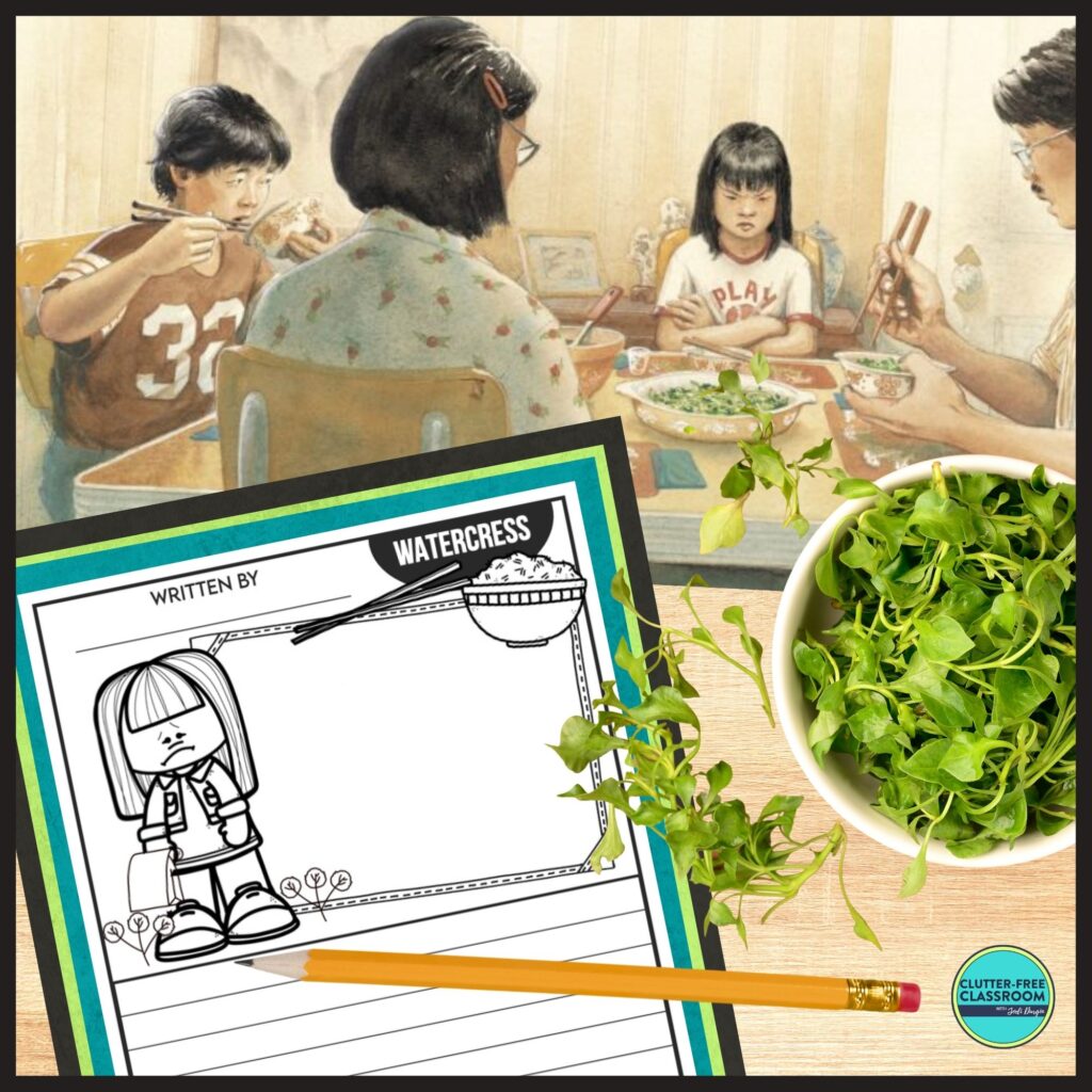Watercress book and writing activity