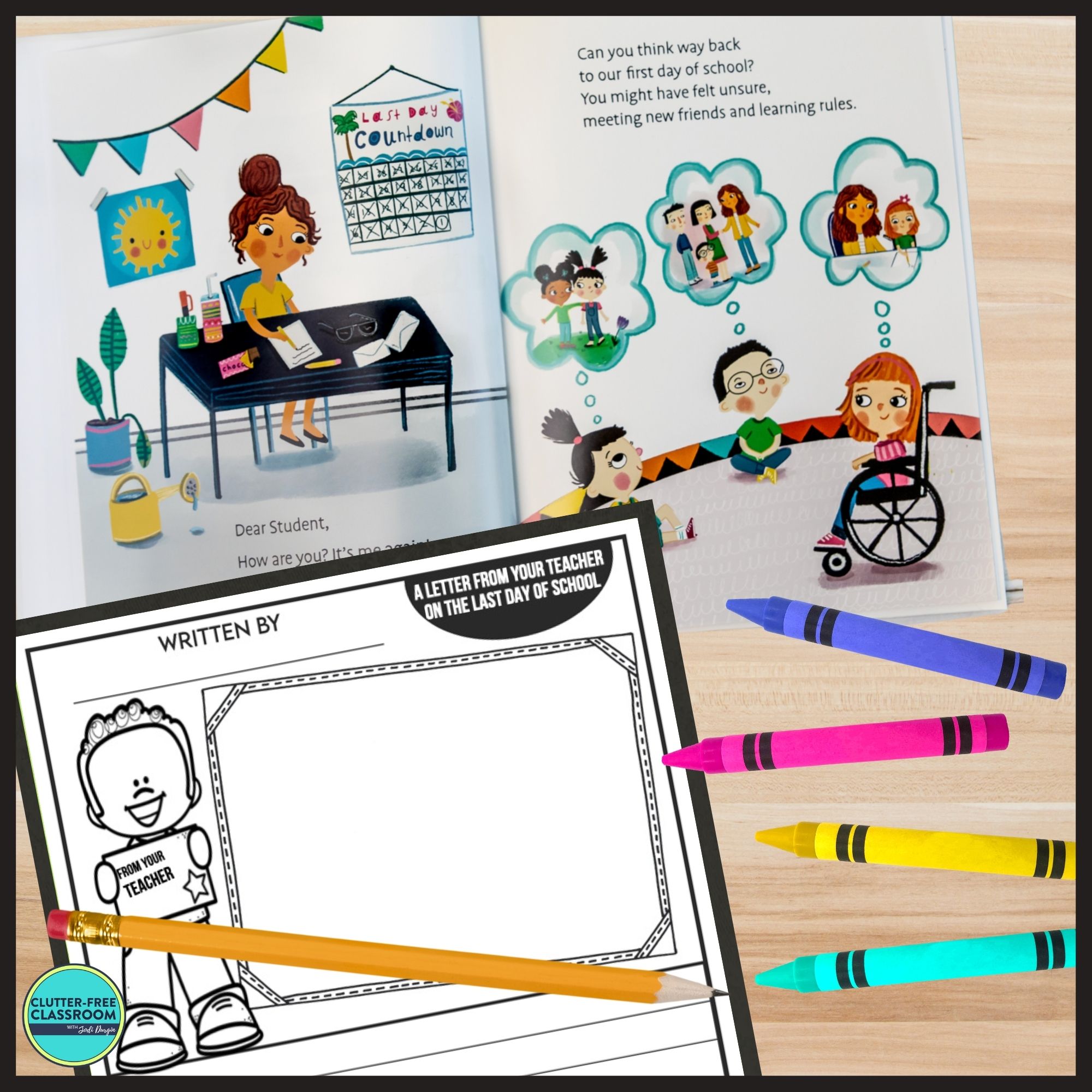 A Letter From Your Teacher on the Last Day of School Activities and Lesson Plans for 2024