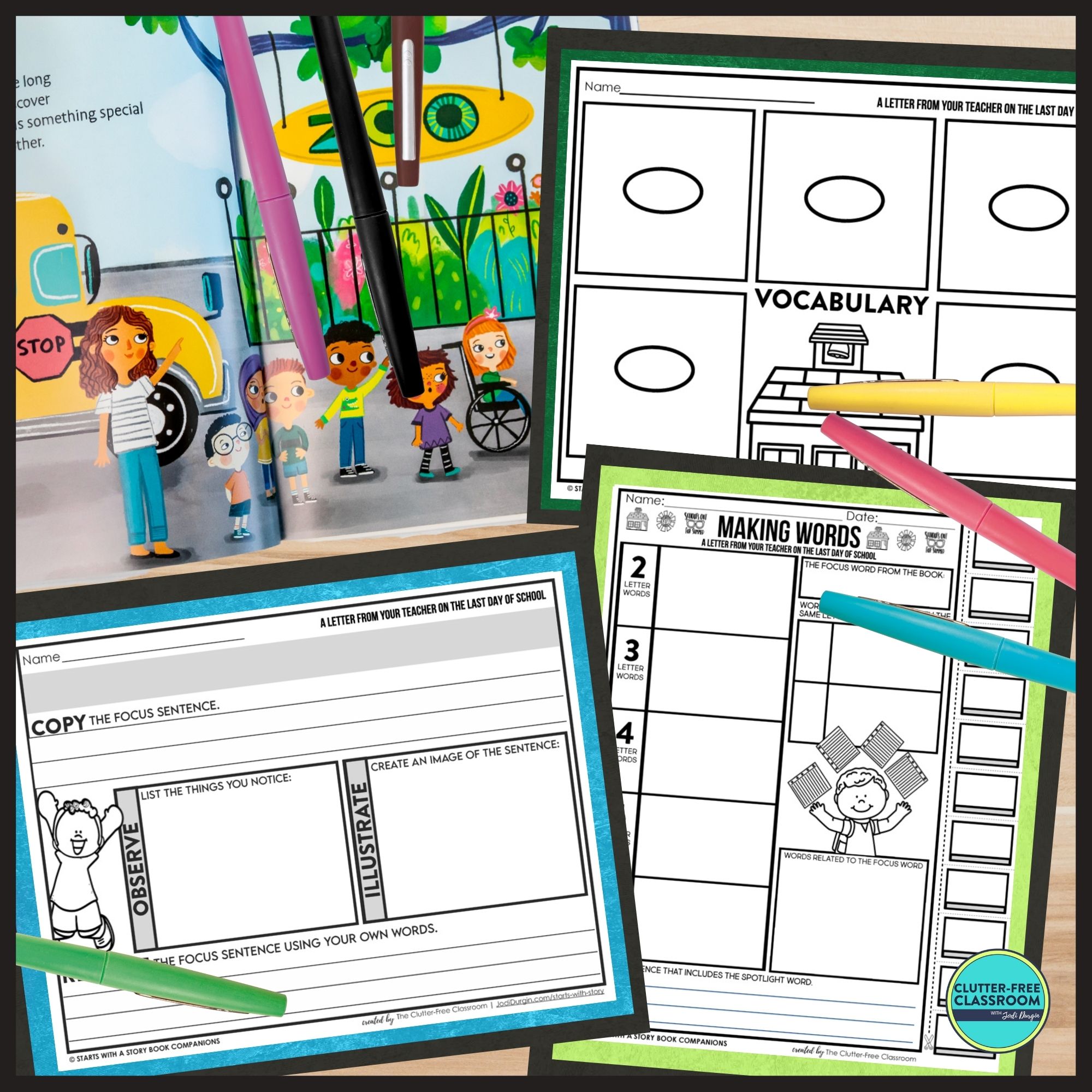 A Letter From Your Teacher on the Last Day of School Activities and Lesson Plans for 2024