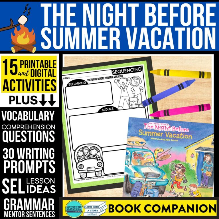 The Night Before Summer Vacation book companion