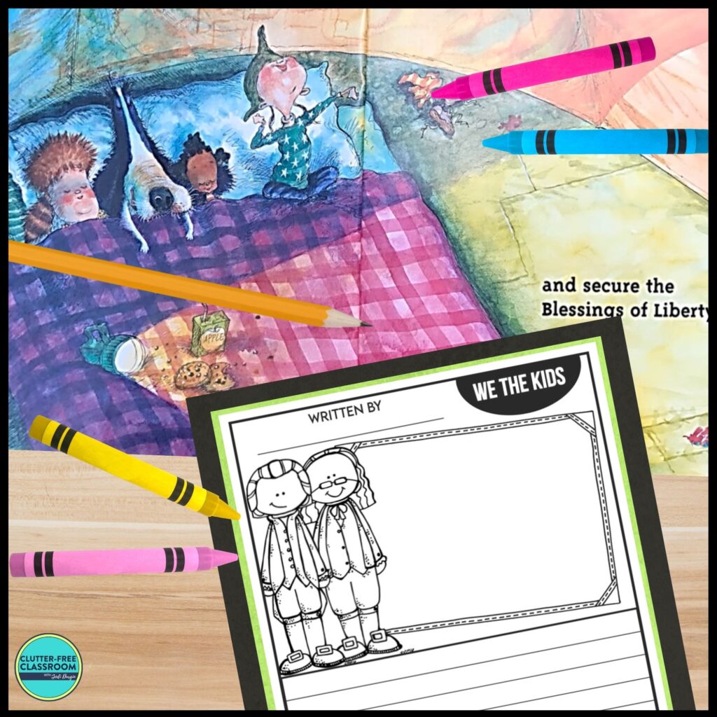 We The Kids book and writing activity