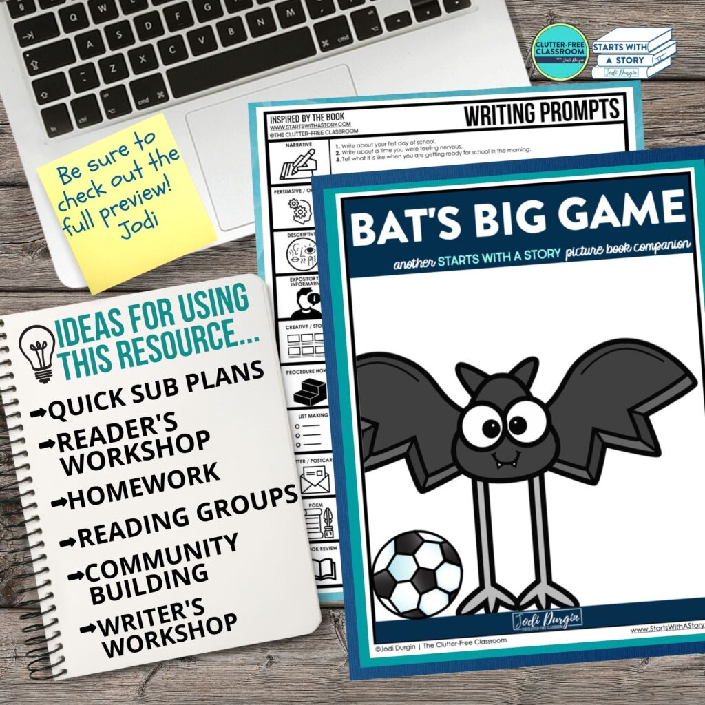 Bat's Big Game book companion