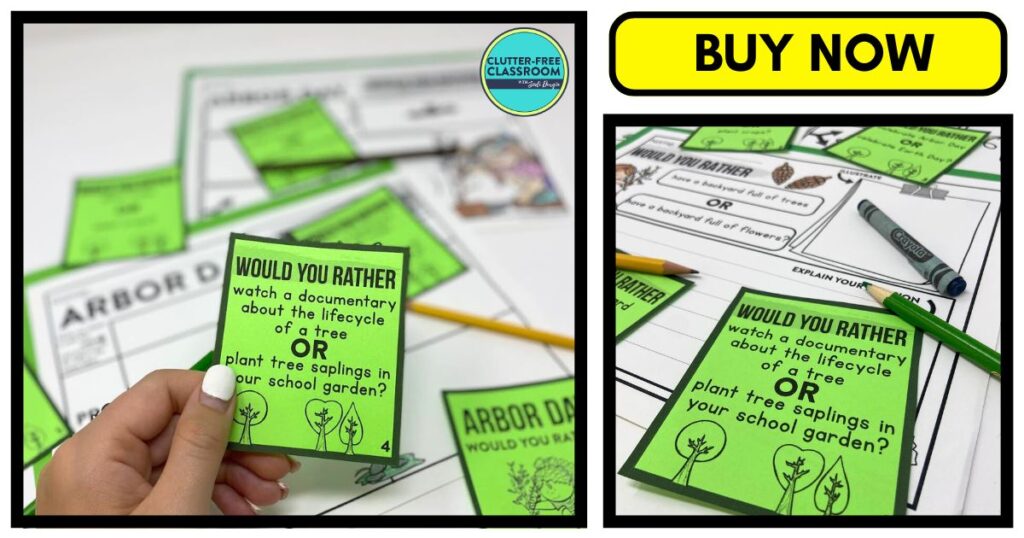 Arbor Day would you rather activities
