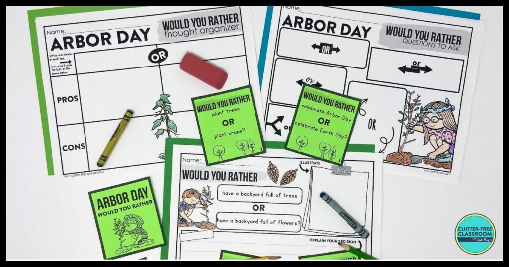 Arbor Day would you rather activities
