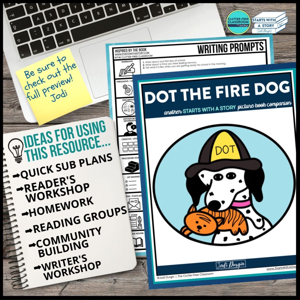 Dot the Fire Dog book companion