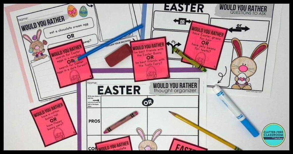 Easter would you rather activities
