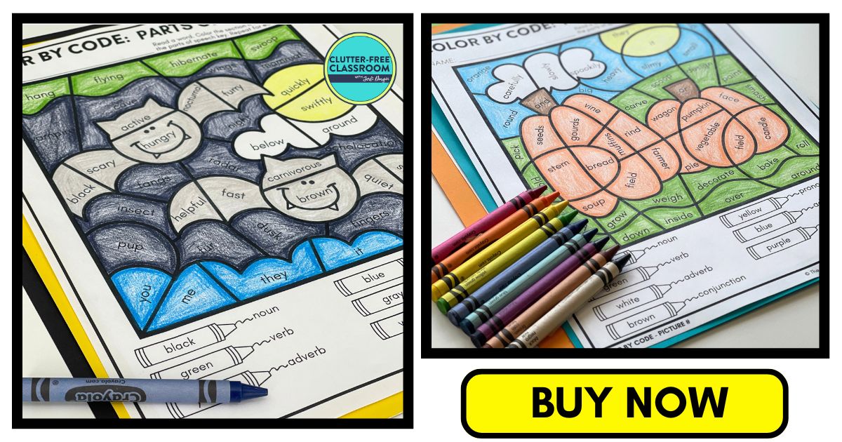 October Coloring: Elementary Color by Code Activities for 2026 ...