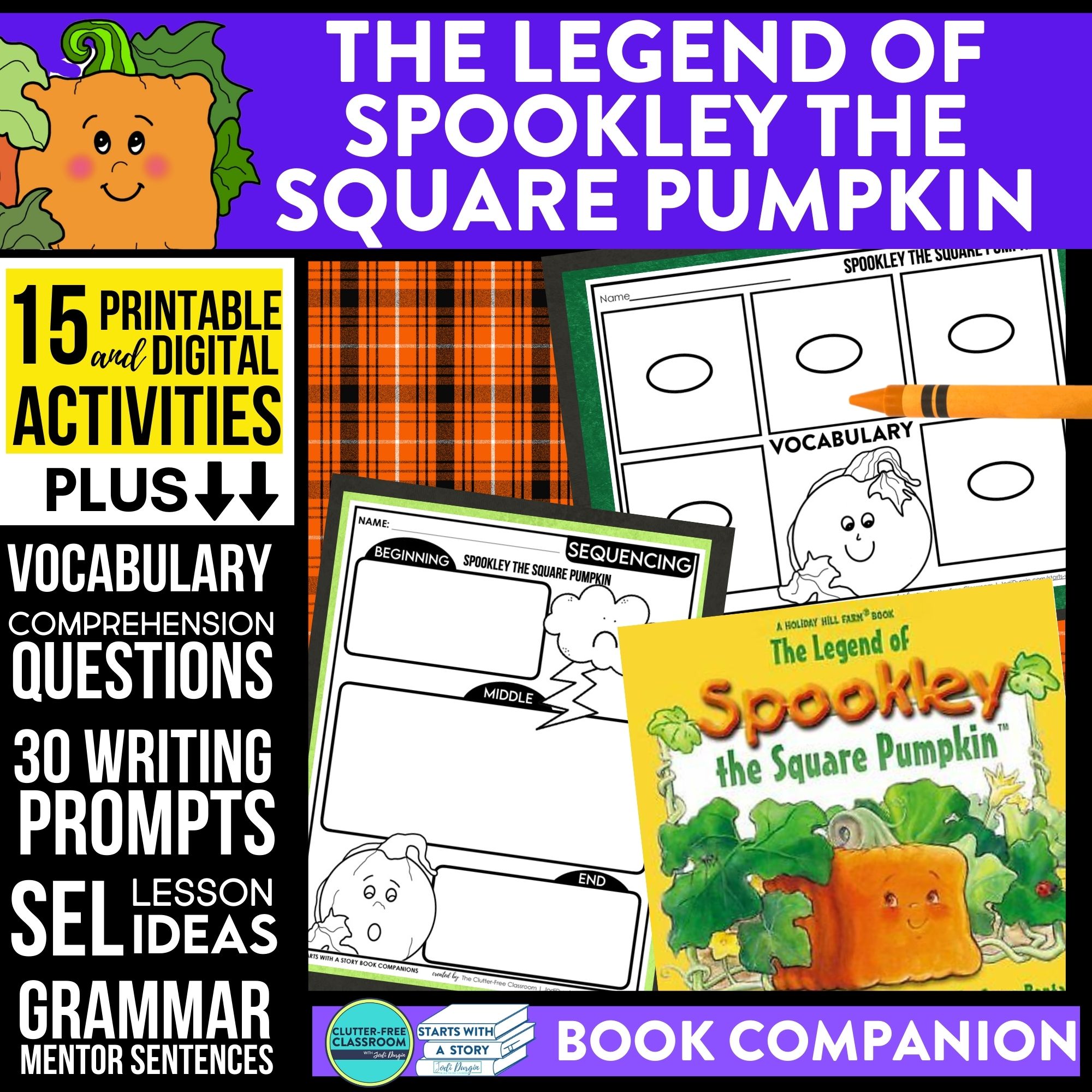 Spookley The Square Pumpkin Activities Reading Comprehension 
