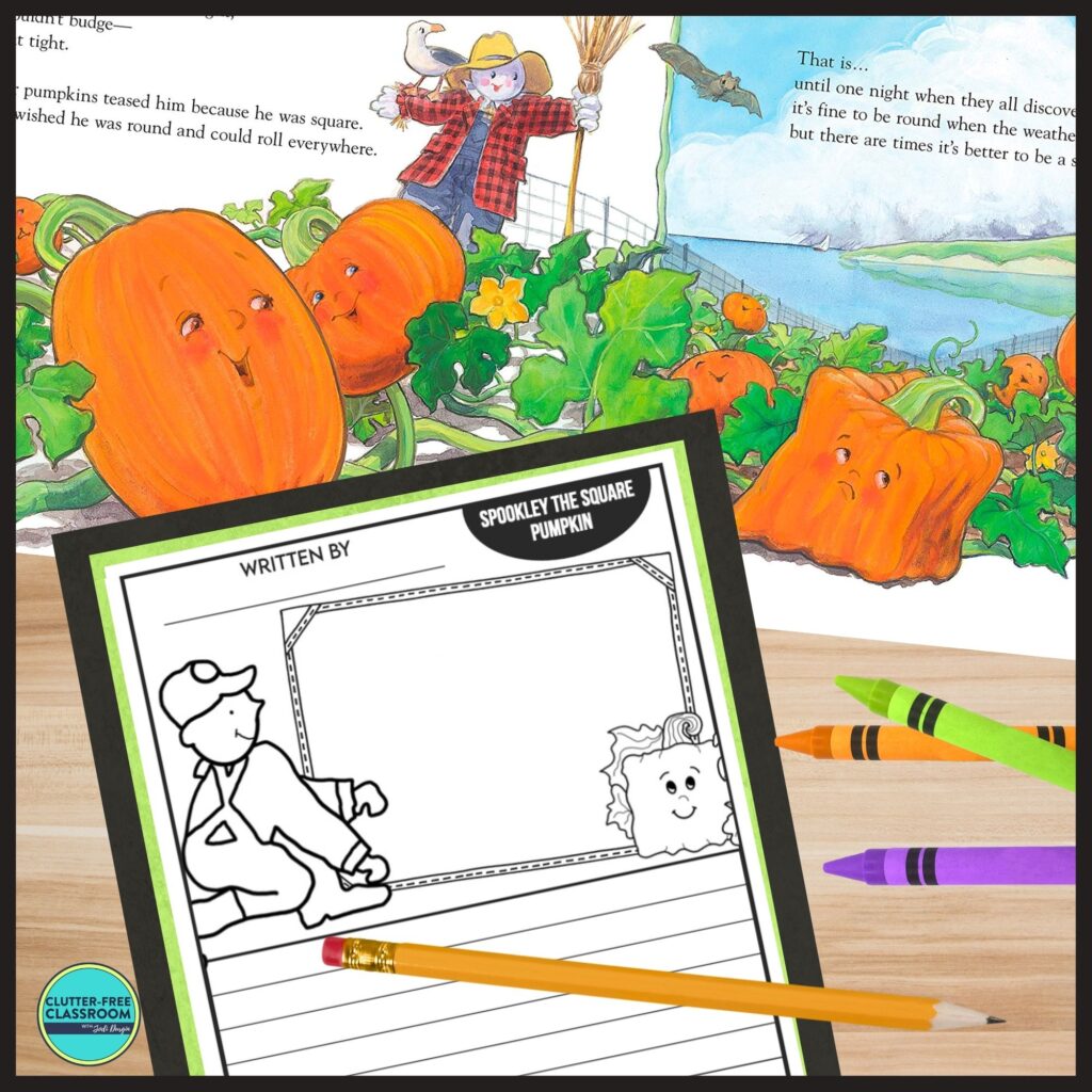 Spookley the Square Pumpkin book and writing activity