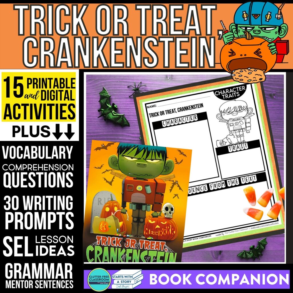 Trick or Treat Crankenstein book companion