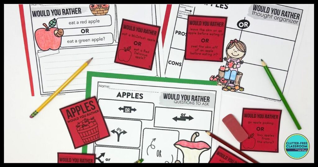 apple would you rather worksheets