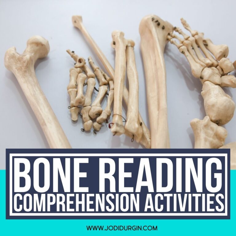 bone reading comprehension activities