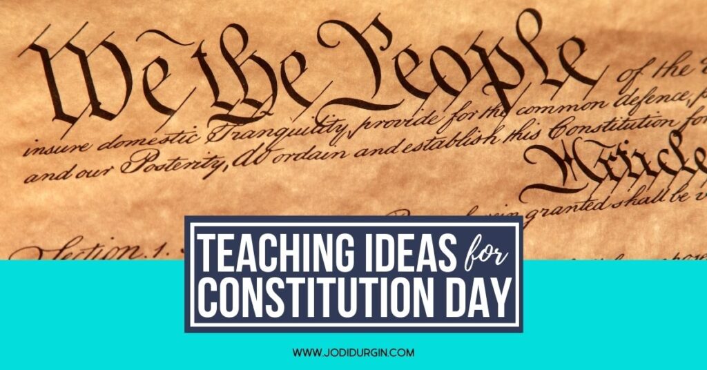 Constitution Day activities for elementary students