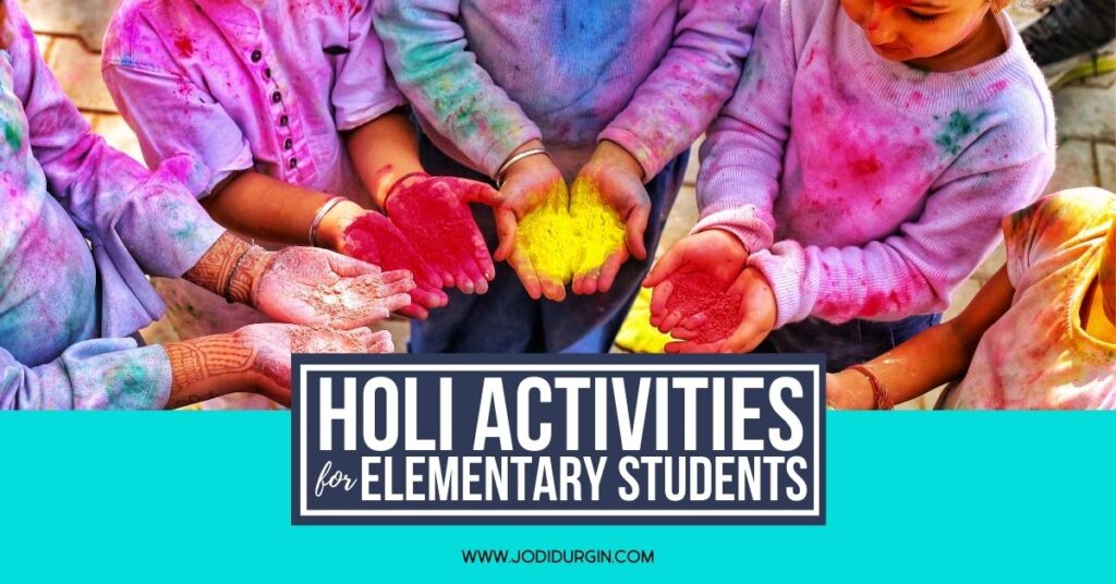 Holi activities for elementary students