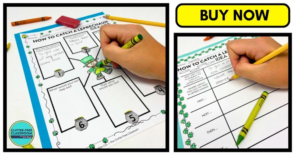 how to catch a leprechaun writing activities