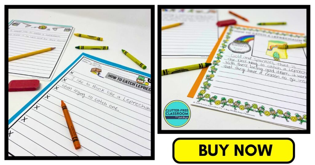 how to catch a leprechaun writing activities