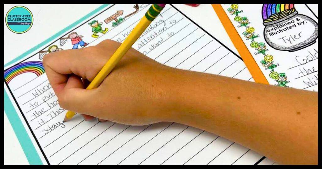 how to catch a leprechaun writing activities
