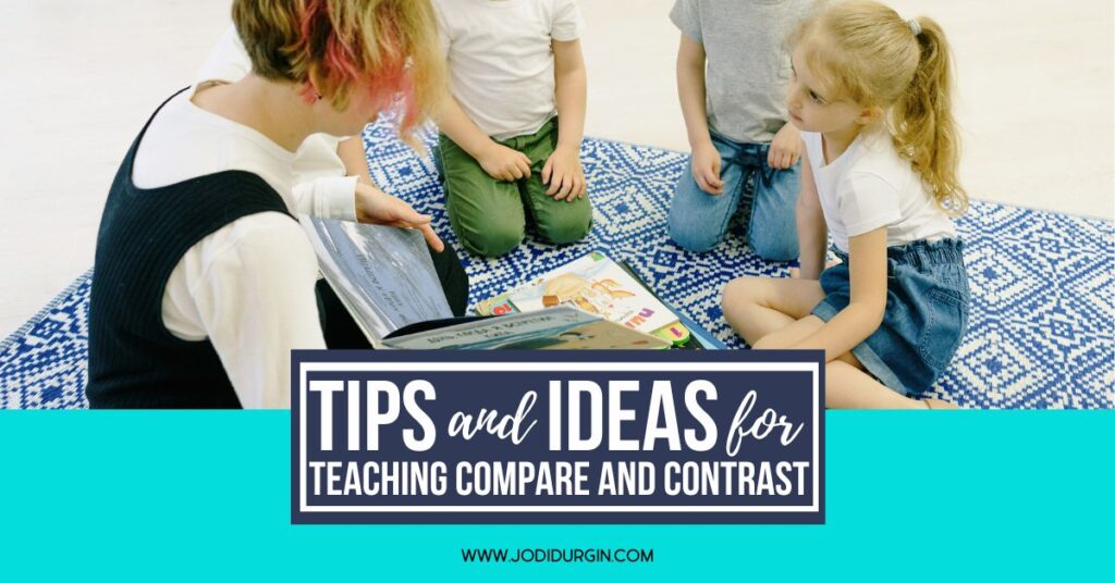 how to teach compare and contrast