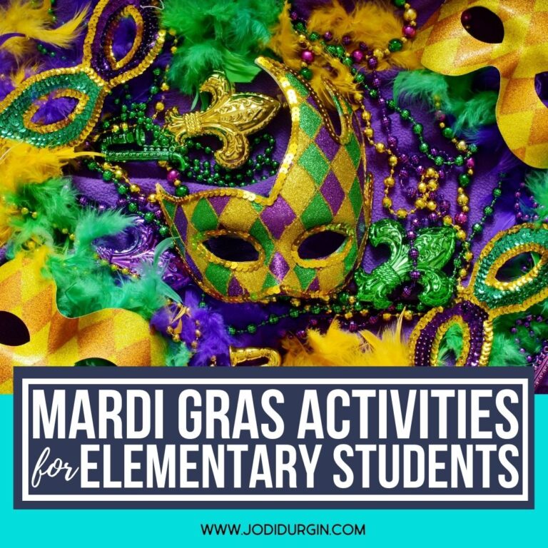 Mardi Gras activities for elementary students