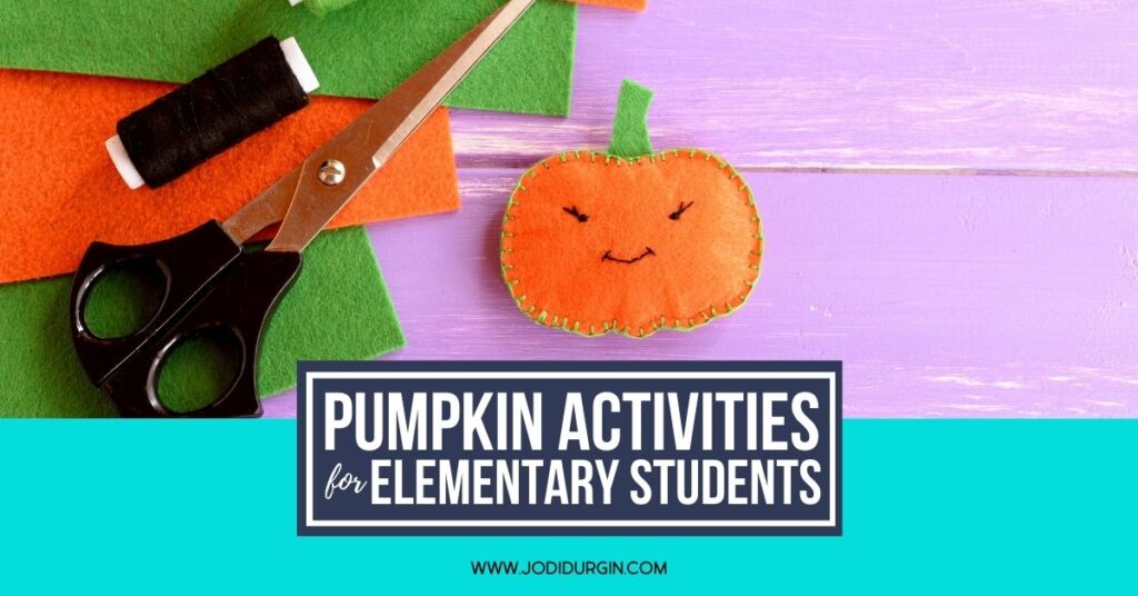 pumpkin activities for elementary students