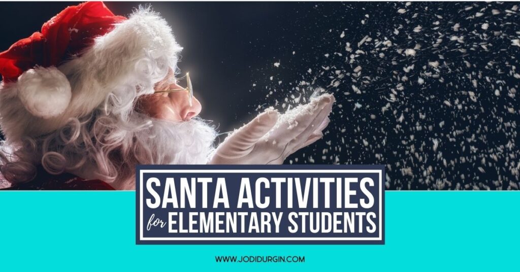 Santa activities for elementary students