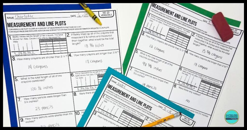 4th grade math assessments