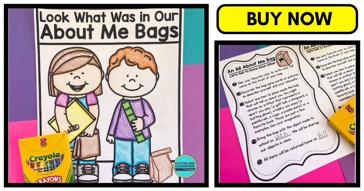 All About Me Bag Activity Editable in Canva Parent Instructions ...