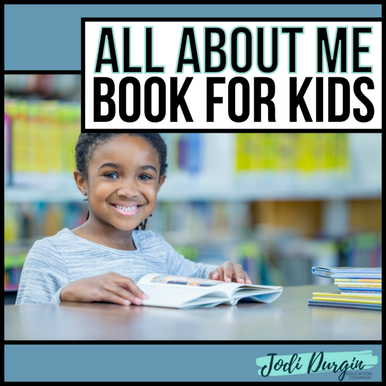 all about me printable worksheets