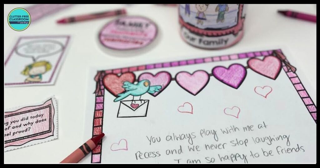 Valentine's Day gift for students to make parents